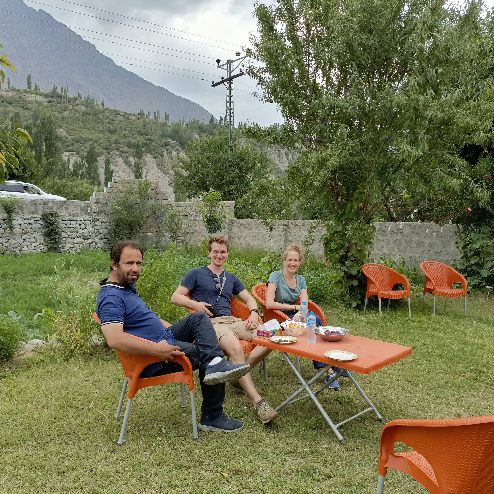 International travelers enjoying Skardu